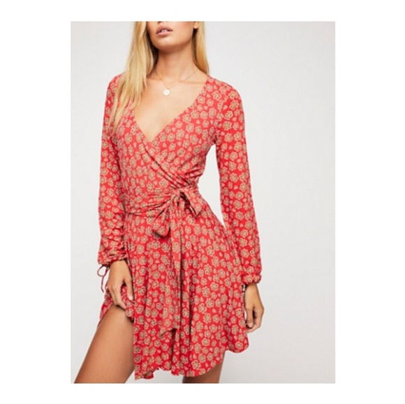 Free People Dresses & Skirts - Free People - Pradera Wrap Mini Dress
